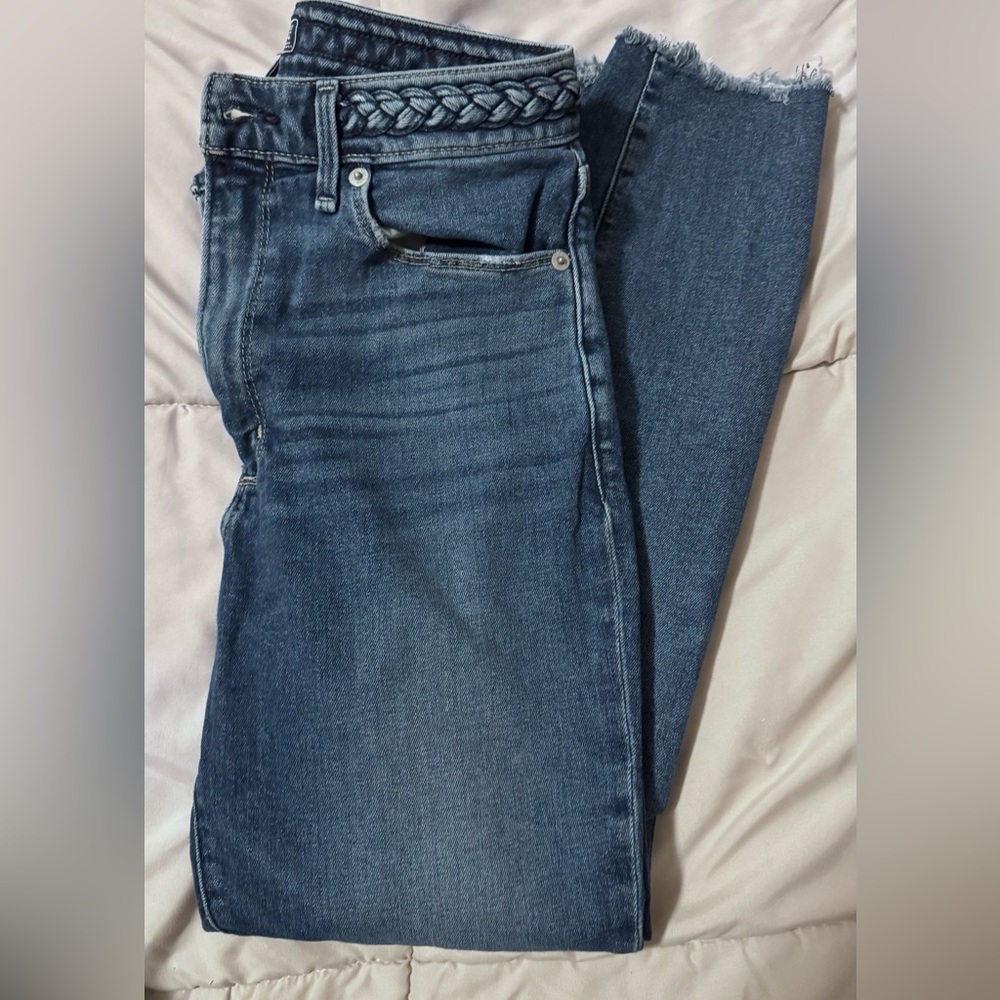 Abercrombie and fitch high rise jean